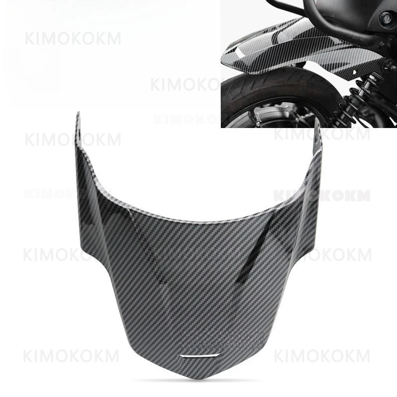 For Niu Niu Electric U+B/UQI+MQI2/s Modified Water Transfer Printing Carbon Fiber Tail Fin Small Shield Waterproof Mudguard