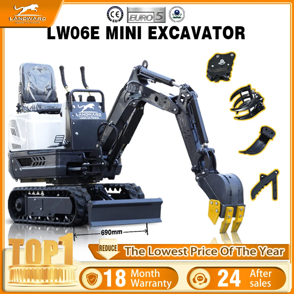 

EPA/Euro 5 Сельскохозяйственный мини-экскаватор Быстрая доставка 1,8 тонны Гидравлический быстрый мешок 658 кг Дизельный небольшой экскаватор Индивидуальная распродажа