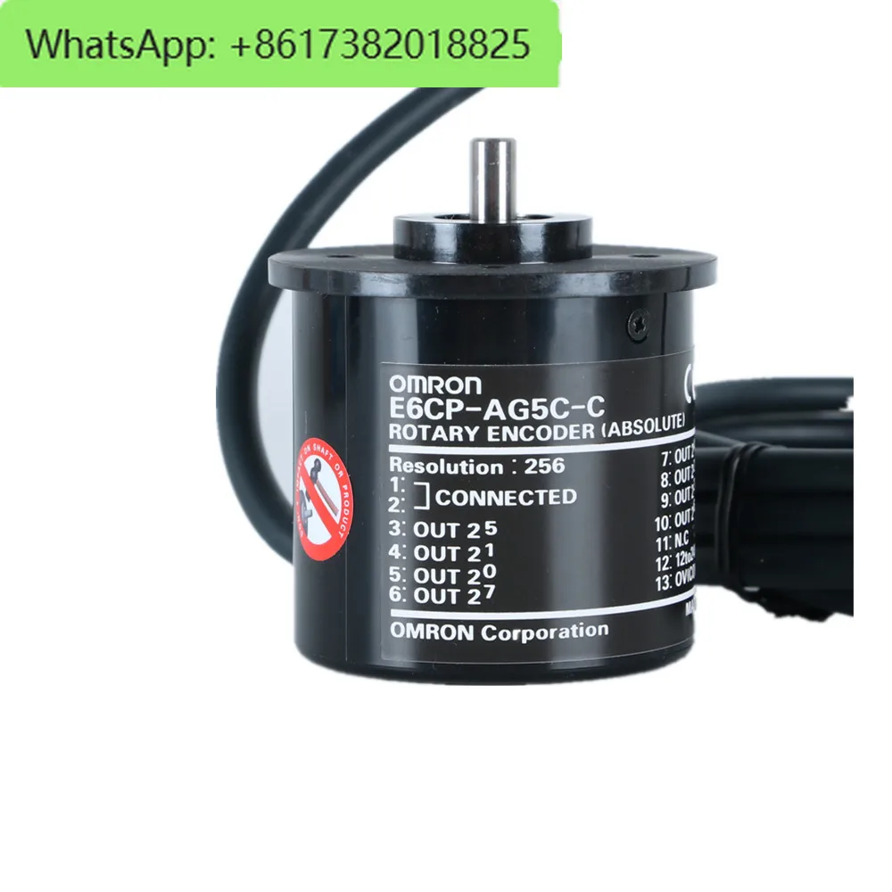 E6CP-AG5C-C Absolute type rotary encoder 1024ppr NPN output 8mm shaft absolute encoder