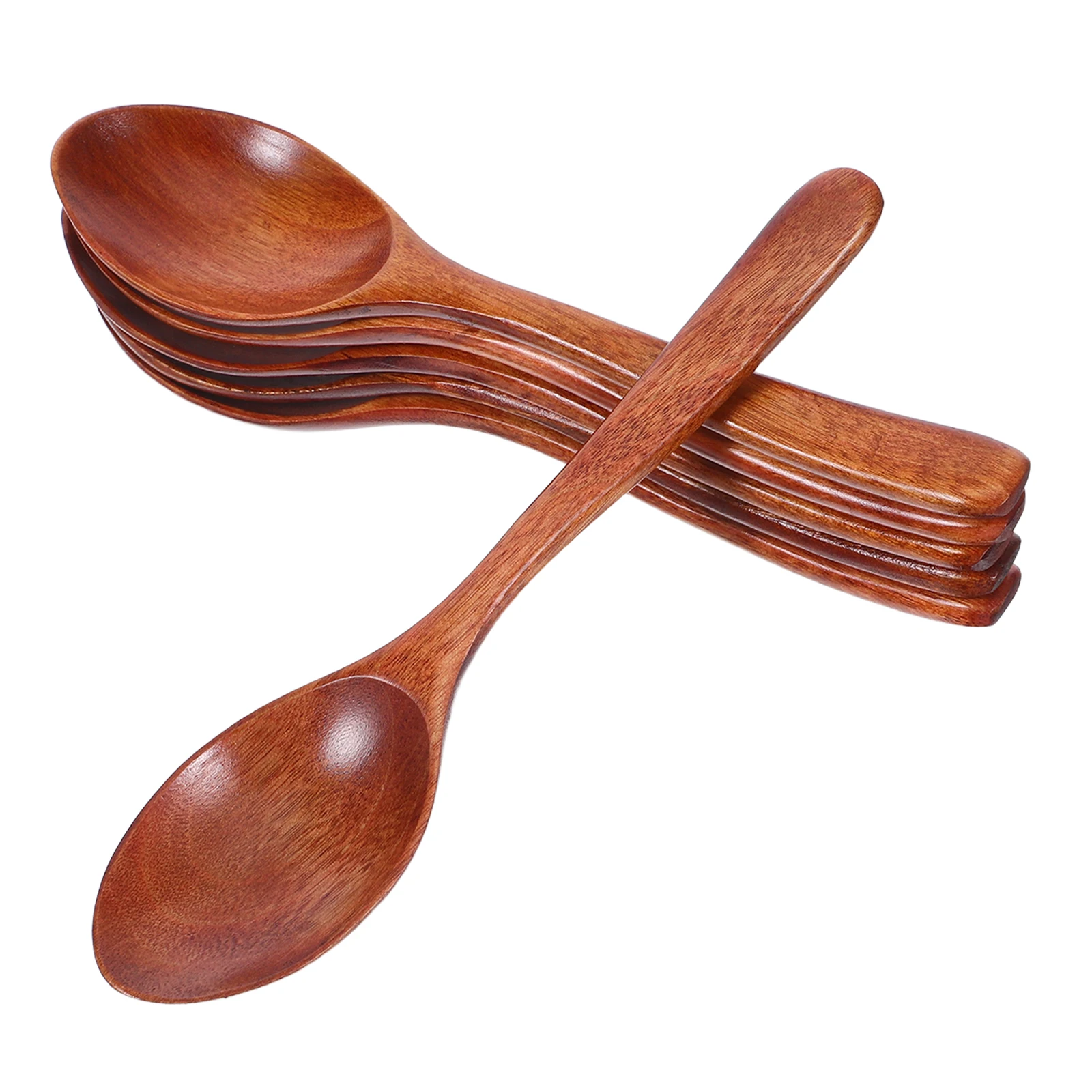 

6 Pcs Japanese Long-handled Spoon Dinner Decorative Serving Spoons Cake Stirring Cocktail Stirrers Espresso Coffee