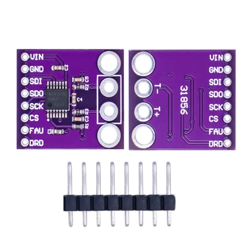 Imagem -03 - Conversor a d do Módulo Termopar Max31856 Interface Spi Alta Precisão para Medição de Temperatura do Arduino