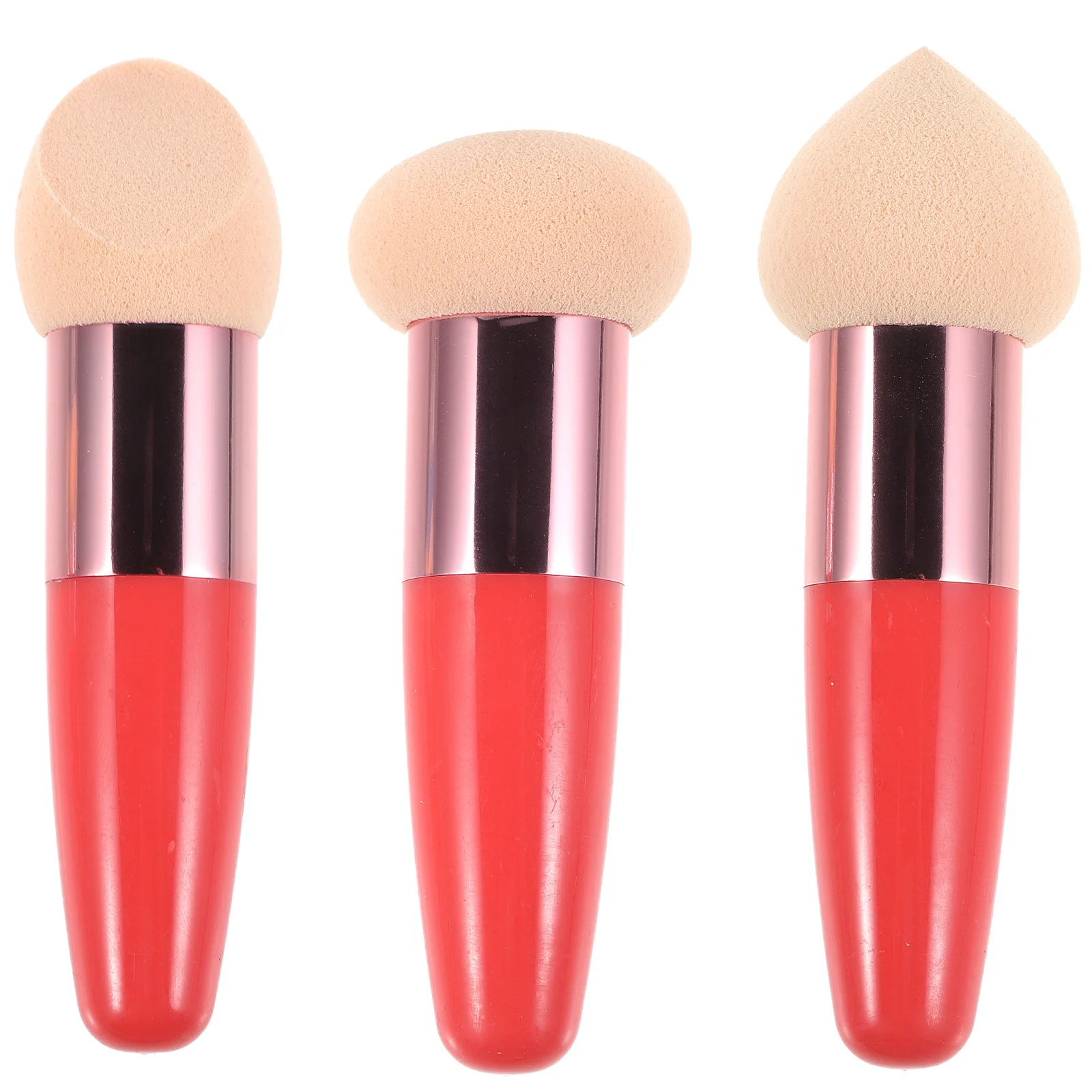 Stylo de maquillage Portable Premium, éponge de beauté, outil multifonctionnel pour mélange humide et sec, accessoires de maquillage de voyage, 3 pièces