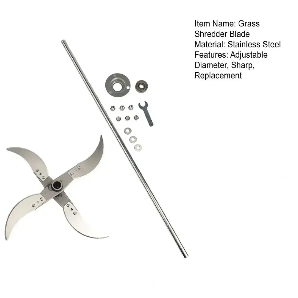 22,5-23,5cm Haushalts- und Landwirtschafts-Grashäcksler-Klinge mit Verstellbarem Durchmesser für Viehfutter und Gemüse Scharfe Edelstahlklinge – Detail 19