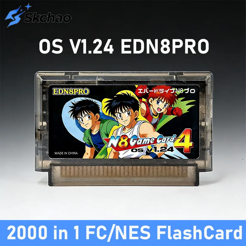 Cartão Everdrive N8 Pro para Console 8-Bits - 2000 em 1