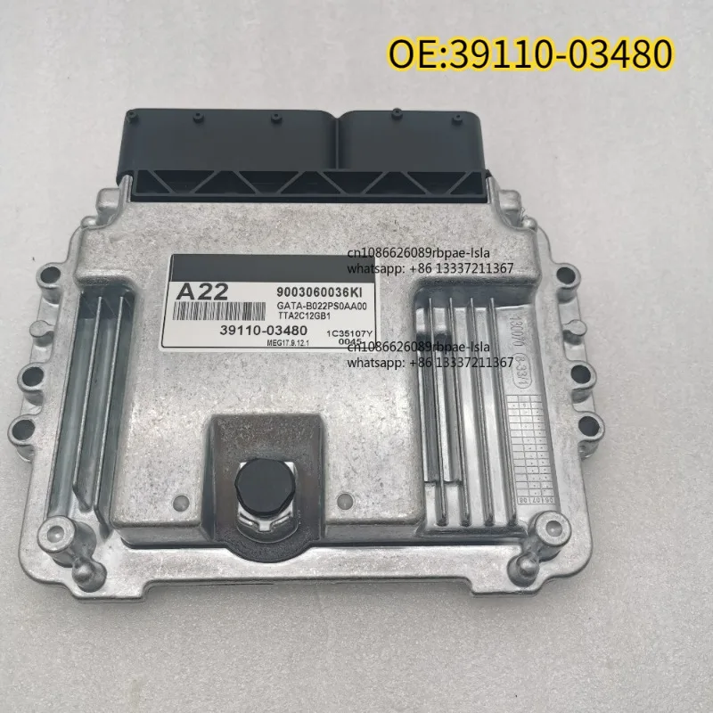 High quality New For 39110-03480 A22 ECU  Motor Computer Board Control Module MEG17.9.12.1 Past Voor