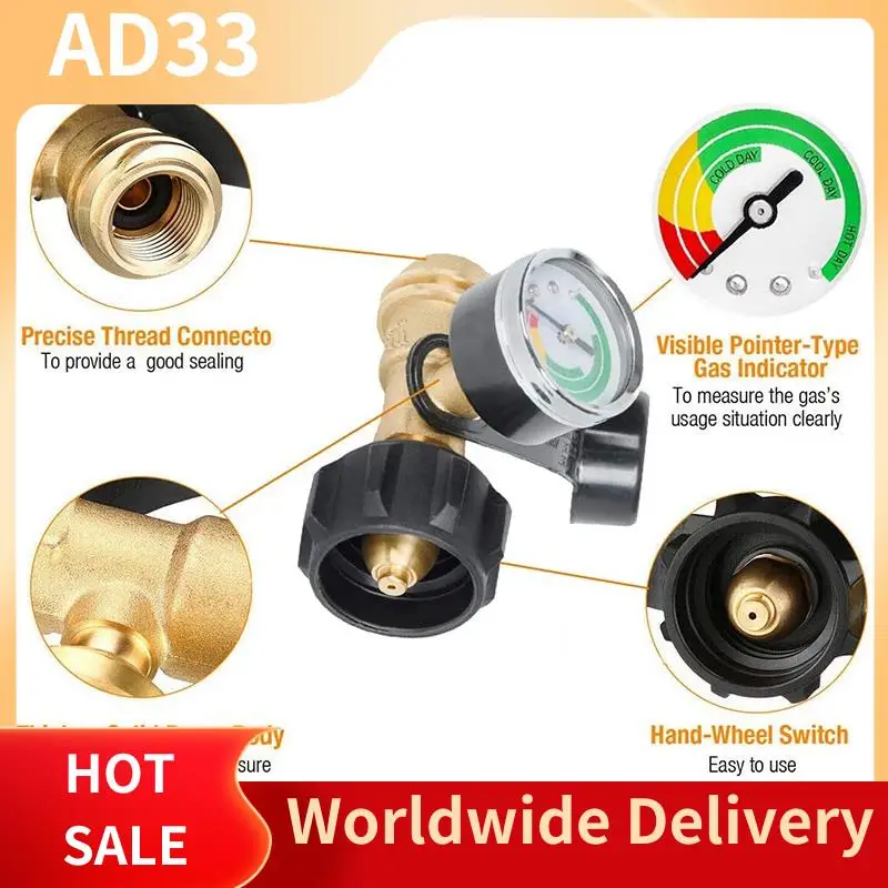 

Лучшие предложения Манометр для баллона с пропаном с соединением POL 5-100 фунтов Клапан давления Инструменты для испытания давления в баллоне с пропаном