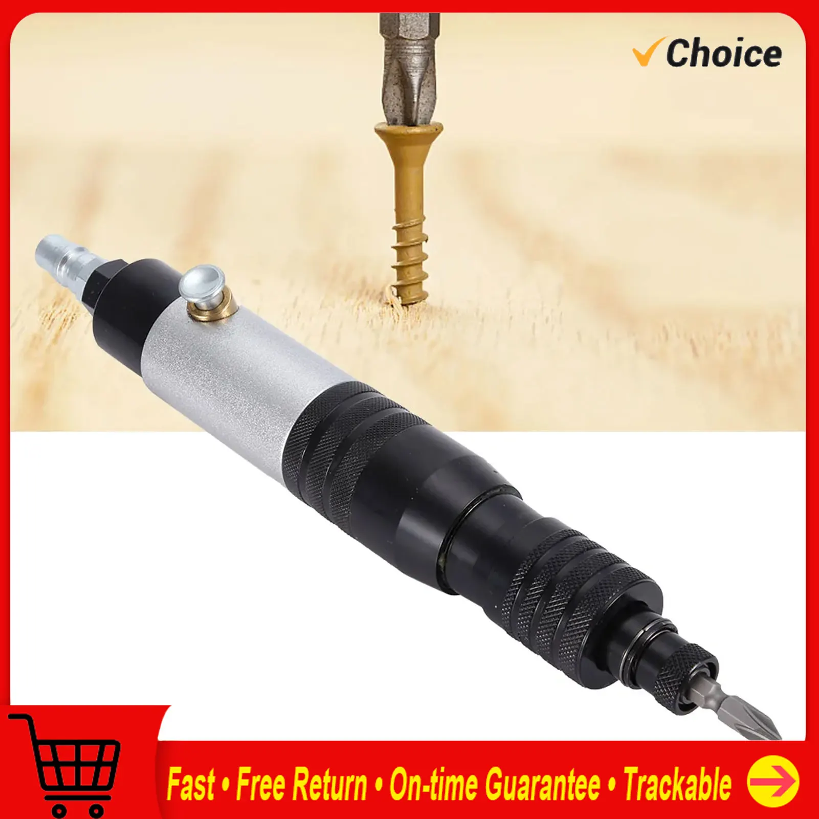 

Industrial Handhold Pneumatic CW/CCW Air Screwdriver Tool 1200rpm 1200rpm Pneumatic Screwdriver Handhold Pneumatic Screwdriver