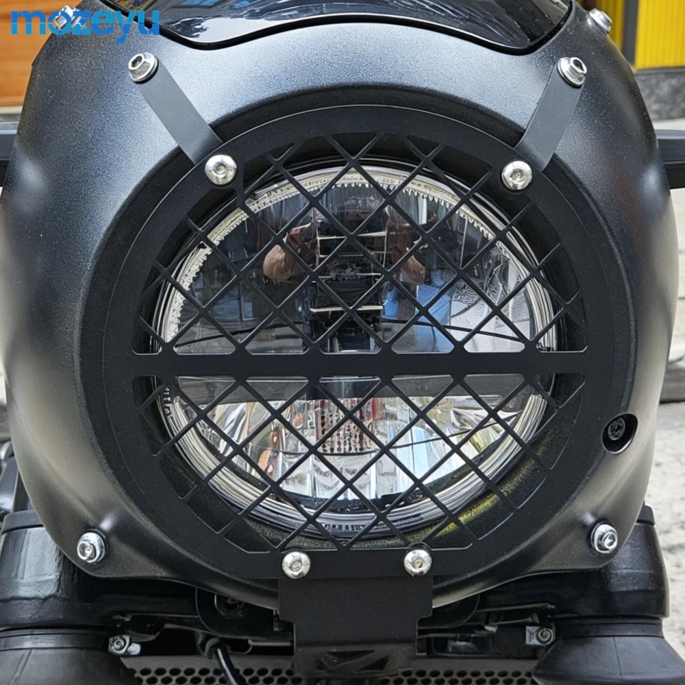 

For Kawasaki Eliminator 500 SE Headlight Headlamp Grille Motorcycle Guard Cover Protection Headlight Protector 2024 2025 2026I