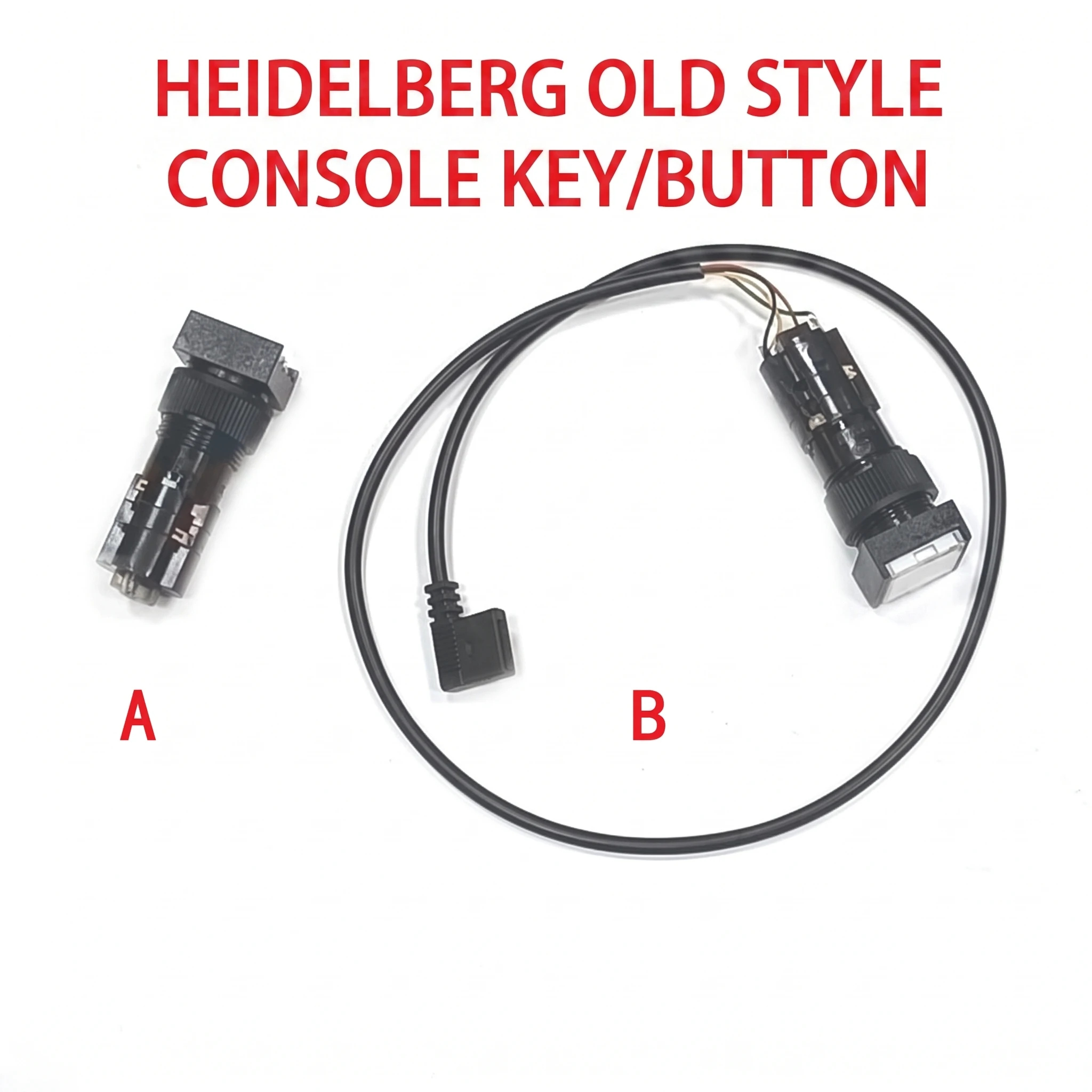 81.186.3855 CPC Button Switch with Wire Compatible with Heidelberg MO SM102 Printing Press Old Version