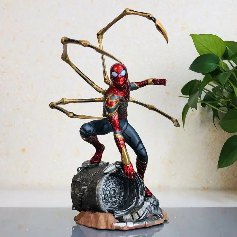 

Коллекционная фигурка Человека-паука: Дальний родственник (Iron Spider), статуэтка, украшение для приборной панели автомобиля, подарок на день рождения для детей, подарок для фанатов