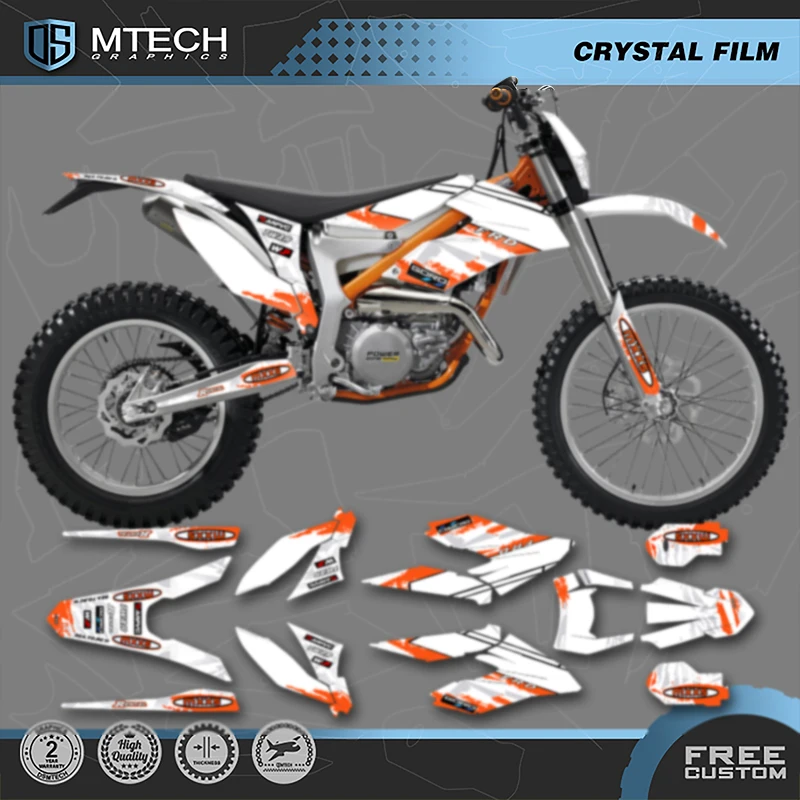 

DSMTECH полный набор графических фоновых наклеек, наборы наклеек для KTM Freeride 250 300 2012-2017 2018-2020 001