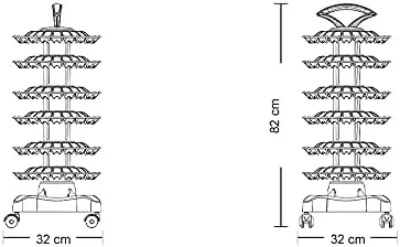 Icure Trolley Smatlbell Style 6 tray Model 3511