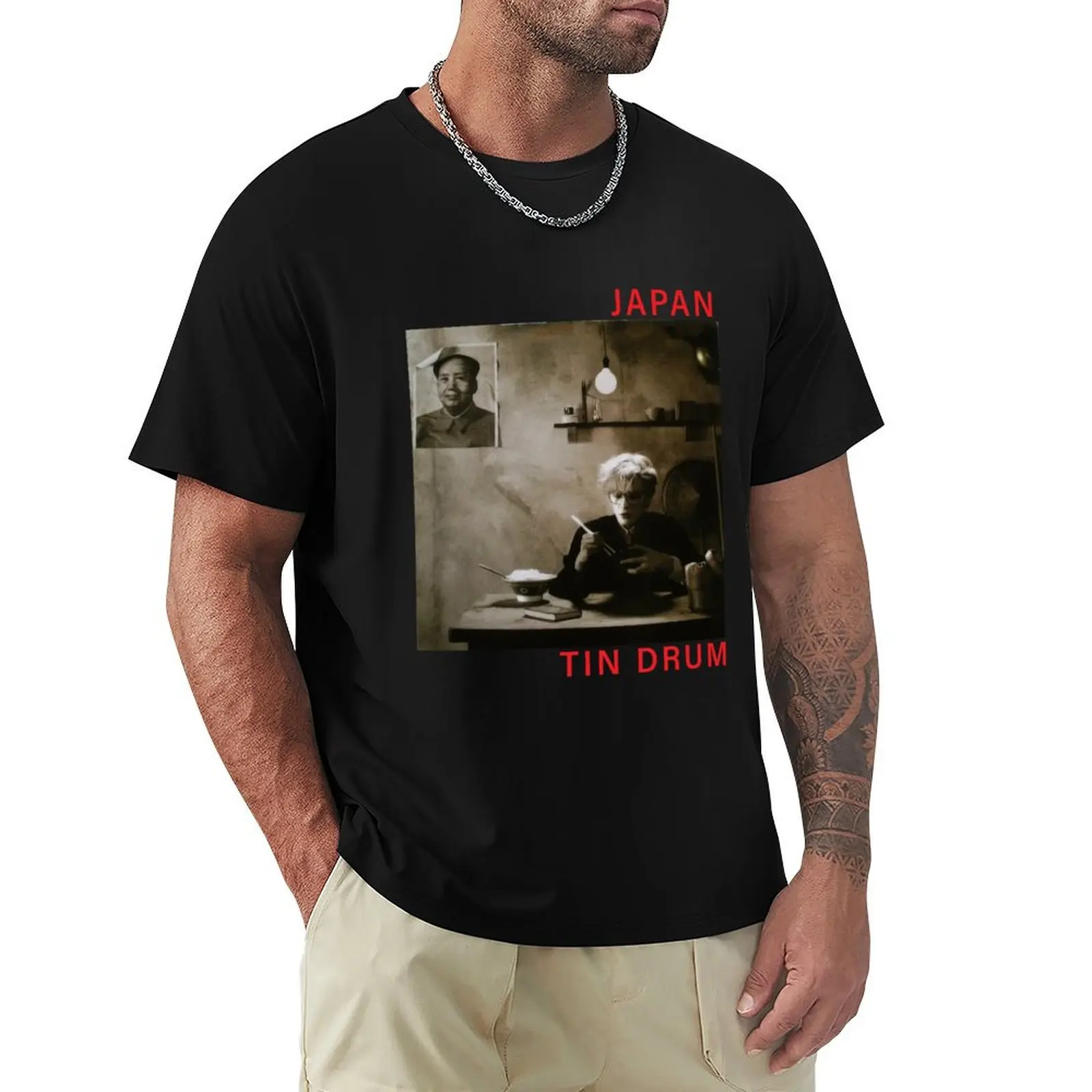 

Tin drum Japan T-Shirt T-shirts oversize quick-drying shirts men