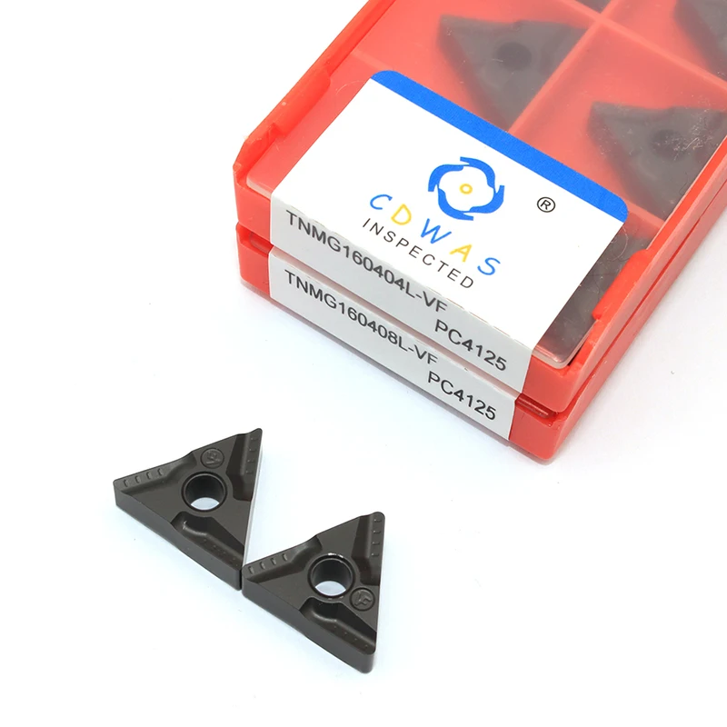 Hoge Kwaliteit Tnmg160404 L Vf Pc4125 Tnmg160408 Carbide Inzetstukken Extern Draaigereedschap Tnmg160404r Vf Cnc Draaibank Gereedschap Voor Staal