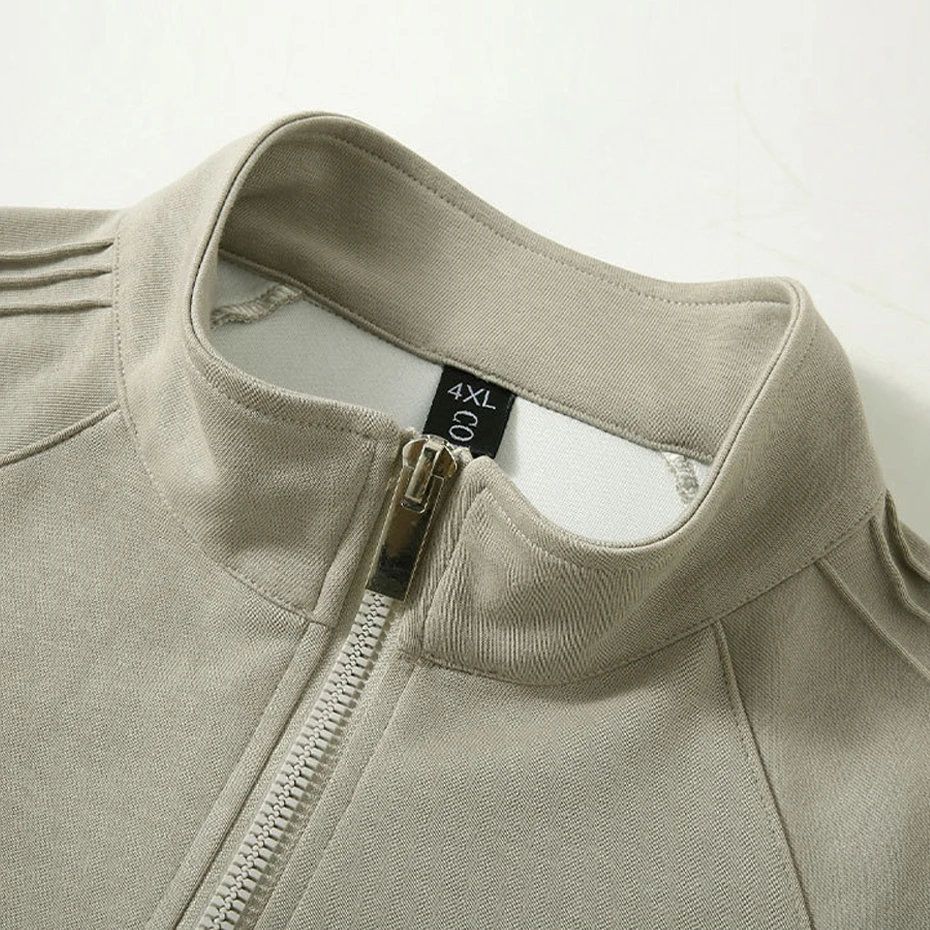 12XL Plus Size Sweatshirts Men Fashion Casual Half Zipper Sweatshirts Spring Autumn Stand-up Collar Pullover Male Big Size 12XL