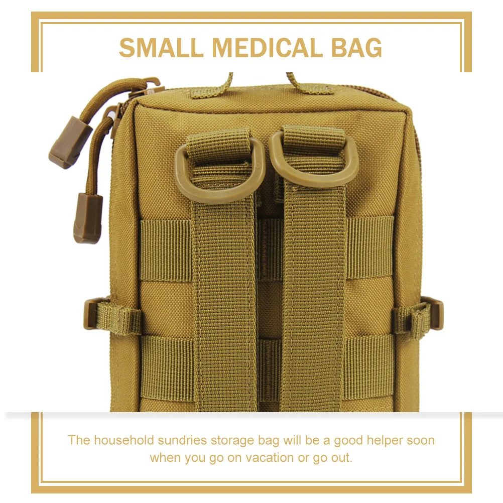 

First Aid Bag Portable Large Capacity Multi-Pocket Medical Storage Pouch for Outdoor Camping Hiking Travel Nasal Spray
