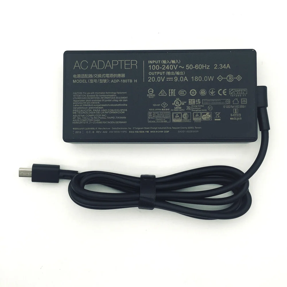 20v-9a-180w-acアダプター、2024年発売のasus-rog-zephyrus-g14-ga403用ノートパソコン充電器、adp-180tb-k、電源ケーブル、ミニusb。