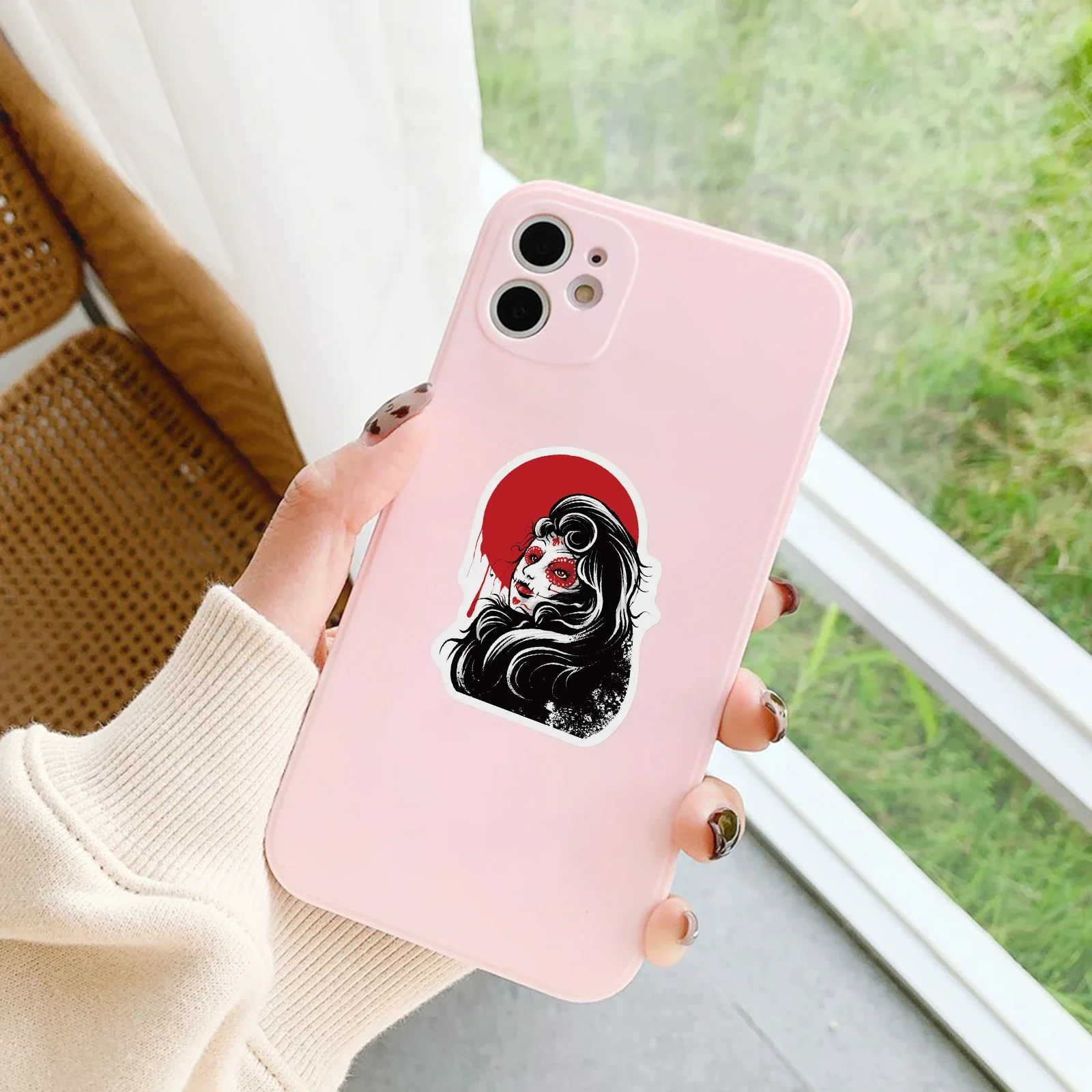 Cool Horror Skull Stickers Gothic Decals Waterproof for Phone Skateboard Guitar Laptop Car Motorcycle Helmet Decals Graffiti Toy