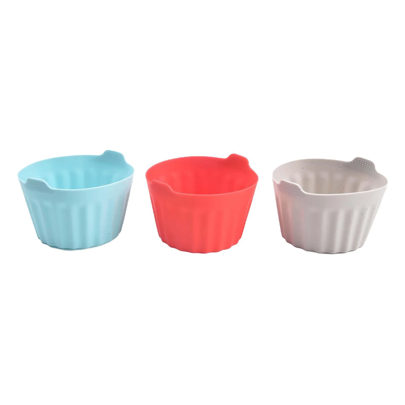 Round Bottom Air Fryer For Egg Container Made from Food Safe Silicone That Is Compatible with and Dishwasher Use