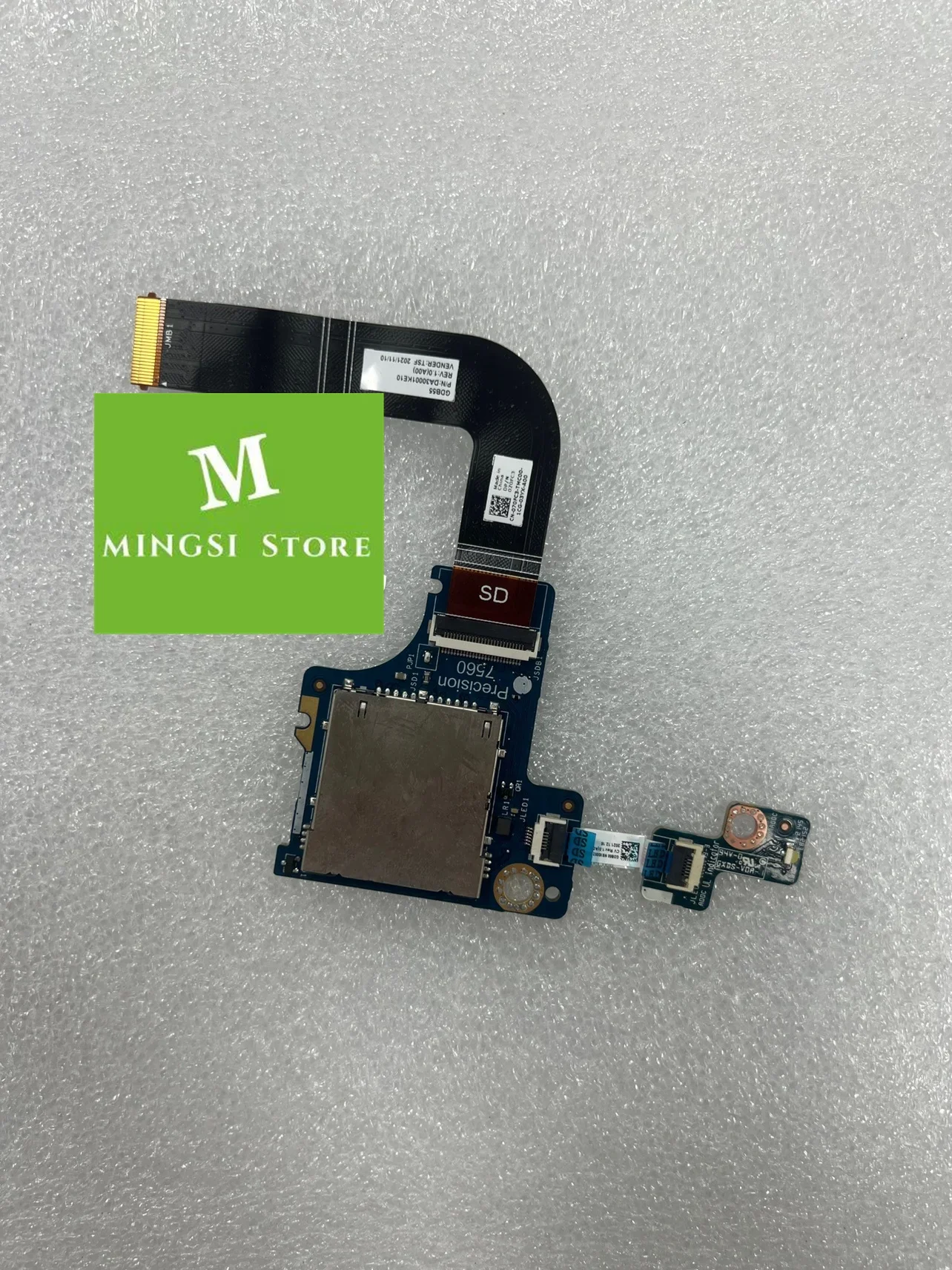 GENUINE FOR Dell Precsion 7550 M7550 SD CARD READER BUTTON BOARD  LS-K265P