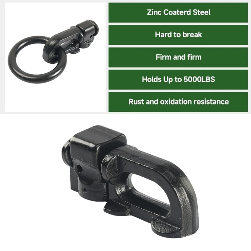 L-Track Dual-Latch Slide Rail Bevestigingsmiddelen Zware vaste gesp Koolstofstaal Voor RV, Trailer, Pickup Trucks L-track accessoires