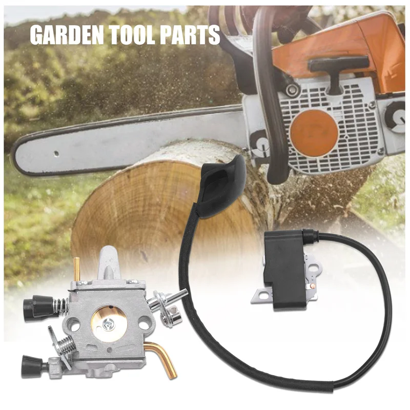 

A53Q-карбюратор для STIHL FS120 FS200 FS250, катушка зажигания, воздушный фильтр, топливный шланг, комплект настройки, триммер, кусторез