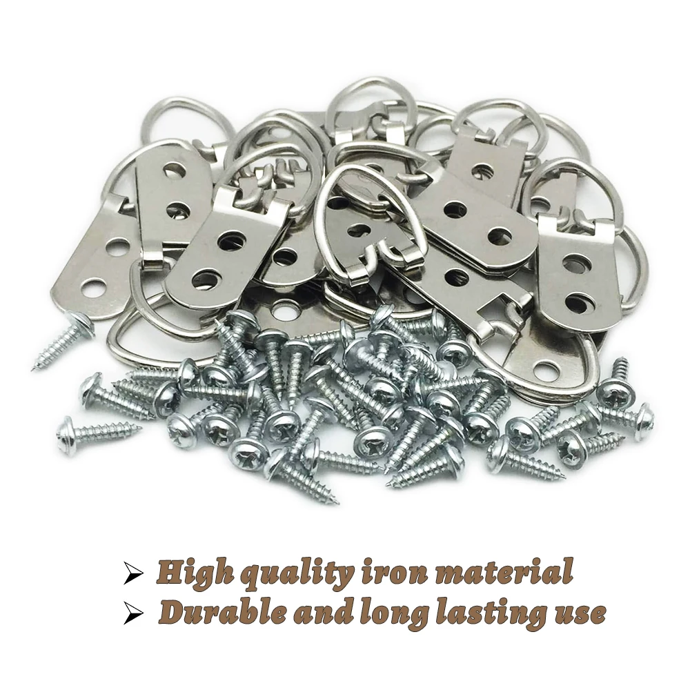 2mm Colored Steel Wire Rope Elastic Buckle Hanging Oil Painting Photo Frame Art Photo With Screw Wall Hook Set 0.3/0.4/0.5/1/2M - Image 4