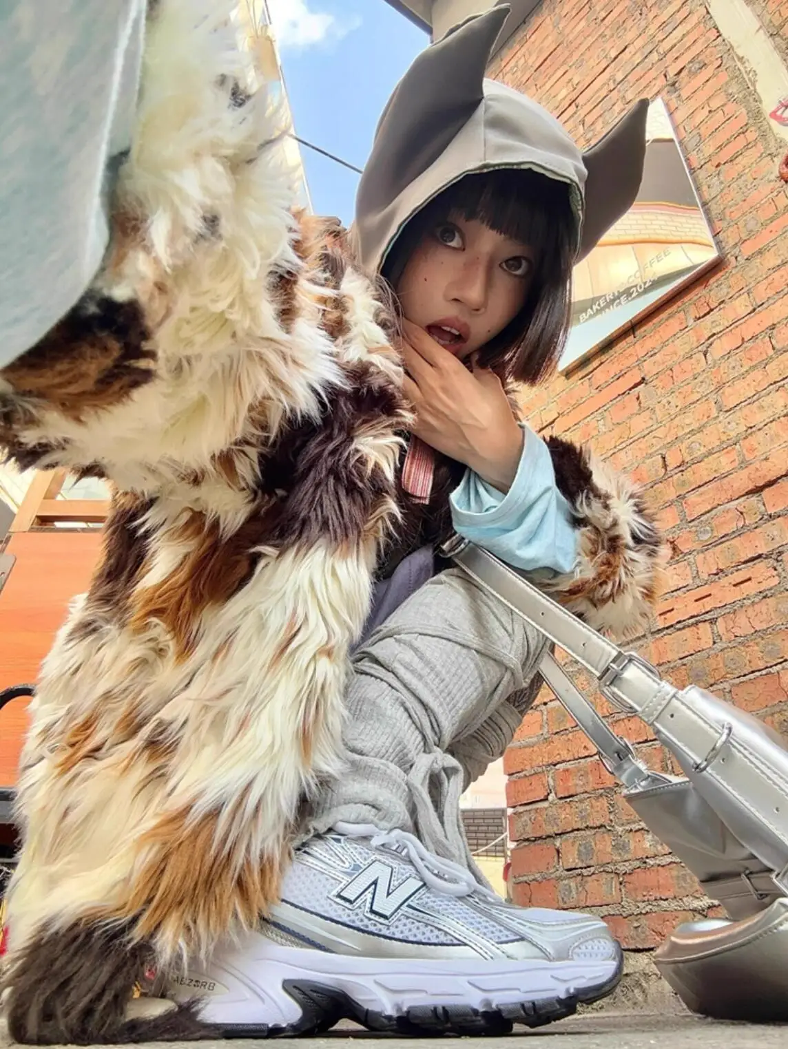 عالية الجودة الشتاء التعادل صبغ البقرة دائرة مجعد شعر أشعث فو معطف فرو الضأن طويلة الأكمام فروي المرأة سترة دافئة شيك ملابس خارجية #4