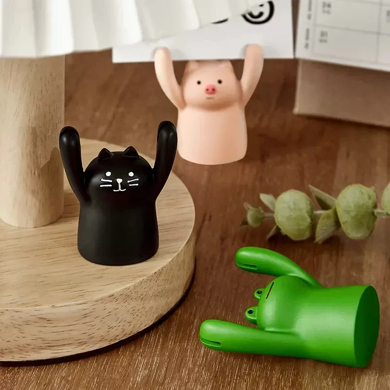 Cartoon Animals Memo Card Clip Holder Photo Display Stand Memo Note Clamp Memo Folder Wedding Favors Place Card Clip Organizer