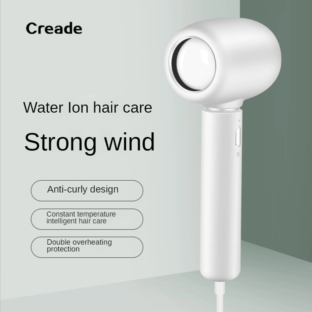 مجفف شعر صغير 800 واط أنيون المحمولة المنزلية ثرموستاتي العناية بالشعر ماكس معدل تدفق الهواء طالب السفر مطرقة مجفف شعر Hogar