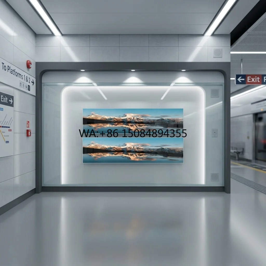 

Custom Indoor Fixed Front Maintenance Advertising Subway Billboard Signage Board Led Screen Display with SDK Function
