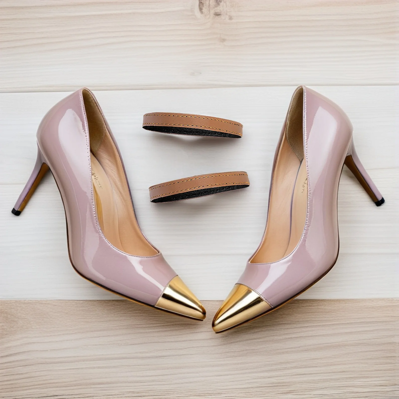 

3Pairs High Heel Anti-Slip Straps Stylish Replaceable Stretchy Shoelaces for Women Detachable Shoe Straps for Heels Use