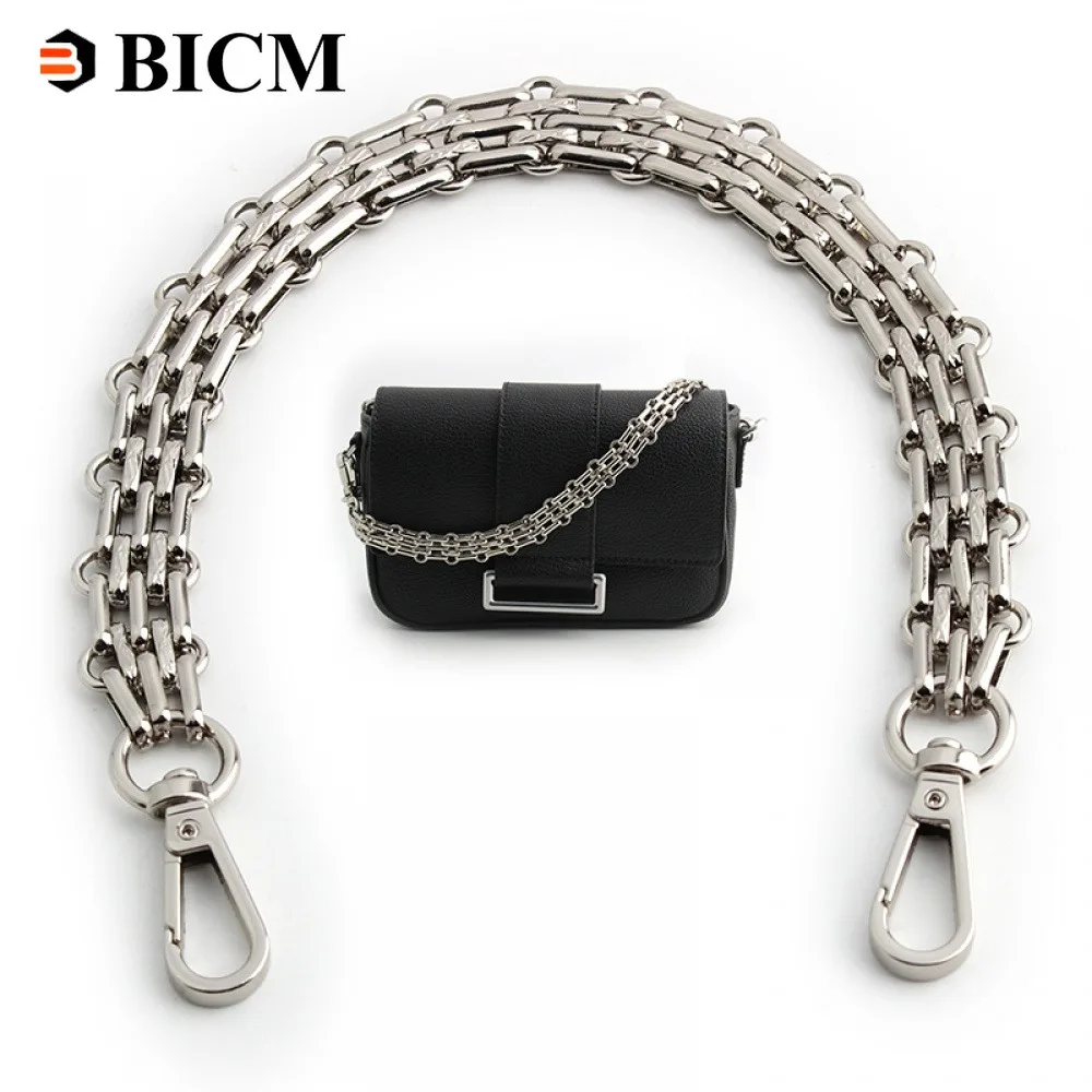 

30-60-100-120cm Metal Bag Chain Crossbody Bag Replacement Chains For Bags Part Accessories Shoulder Handbag Detachable Straps