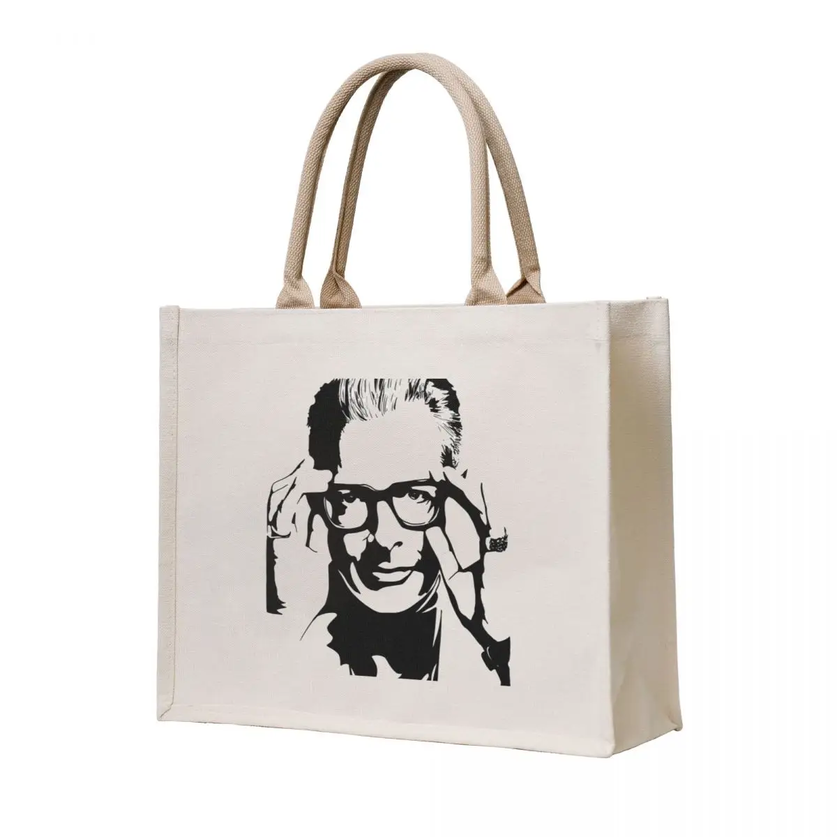 

Jeff Goldblum Face Essential T-Shirt Tote Bag tote bag screen reusable shopping bags Women's beach bags eco pack