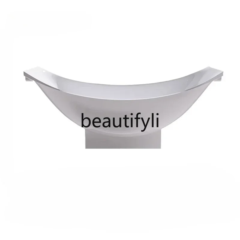 A90 ss 25Floor-to-ceiling suspended bathtub hotel beauty salon suspended household acrylic independent bathtub