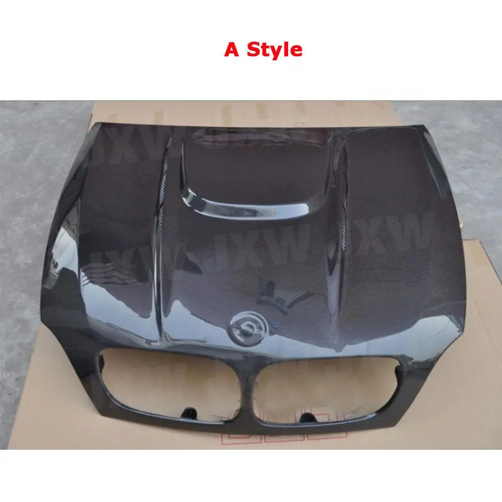 JXWANCF ألياف الكربون الجبهة غطاء المحرك تنفيس بونيه غطاء تغليف لسيارات BMW X5 E70 X6 E71 2007-2013