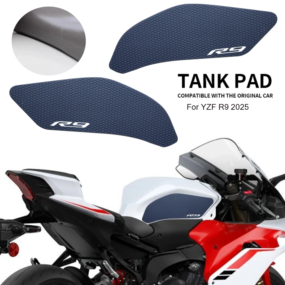 2025 New YZF R9 Motorcycle Accessories Tank Pad Protector Sticker Decal Gas Knee Grip For YZF-R9 YZFR9