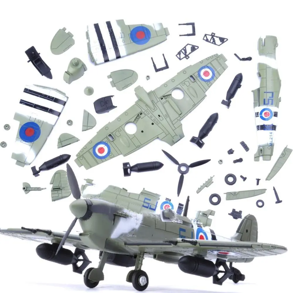 Fighter Assemble Fighter Assemble Blocks Airplane Model Hurricane Fighter Airplane Building Model Blocks Building Plastic