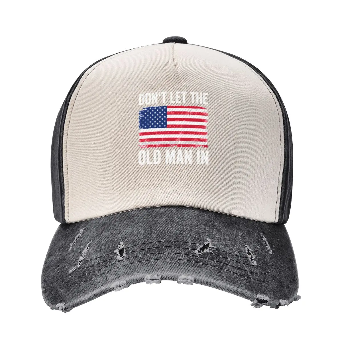 

Retro Don't let the old man in American Flag Men Women (2) Baseball Cap Luxury Brand fishing caps man Ladies Men's