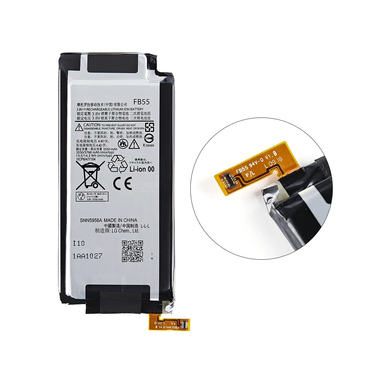 100% Original FB55 3760mAh Battery For Motorola Moto DROID Turbo 2 XT1585 XT1581 XT1580 /Moto X Force  Mobile phone