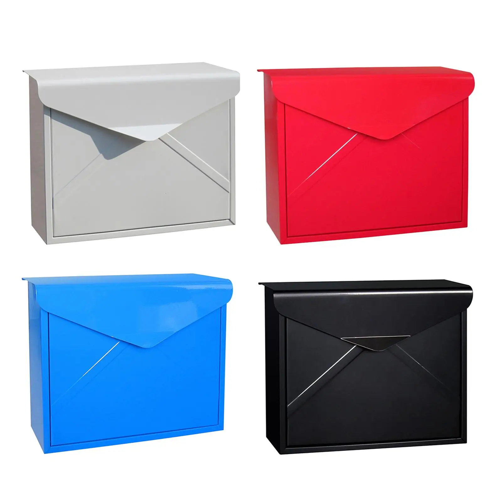 

Металлический почтовый ящик настенный, с надежным замком, декоративный, для входной группы