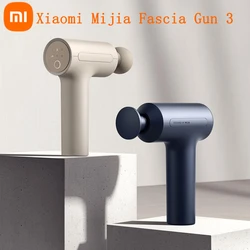 Xiaomi Mijia Fascia Gun 3 Pistolet do masażu mięśni Podwójny tryb 2450 mAh 3 głowice masujące 25 kg 10 mm Rozluźnienie ramion i szyi