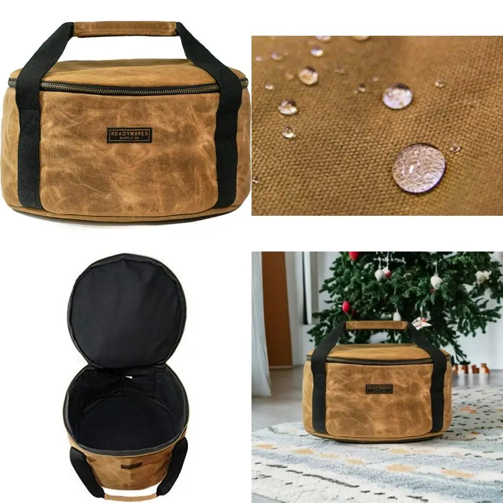 

Heavy Duty Dutch Oven Tote Bag for 14-Inch Cookware - Protective Cover for Outdoor Cooking Adventures