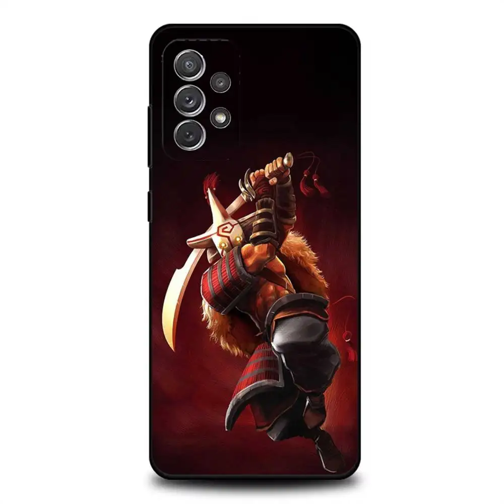 حافظة هاتف D-Dota 2 الرائعة لهاتف سامسونج S25، S24، S21، S22، S23، S30، Ultra، S20، Plus، Fe، Lite، Note، 10,9,5G غطاء أسود #4