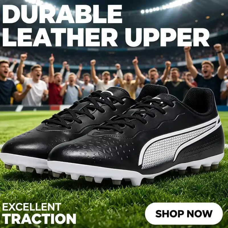 

Hot 2026 Sport Puma Men MG Soccer Cleats Synthetic PU Upper Multi Ground Football Shoes 107572-01