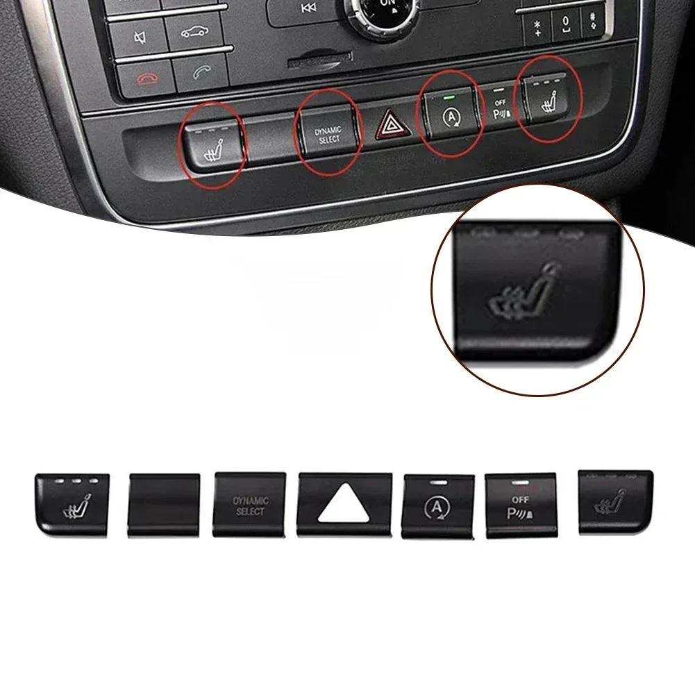 Car Air Conditioner Button Trim Sticker For Mercedes For Benz For GLA X156 For CLA C117 For A Class W176 For B Class W24