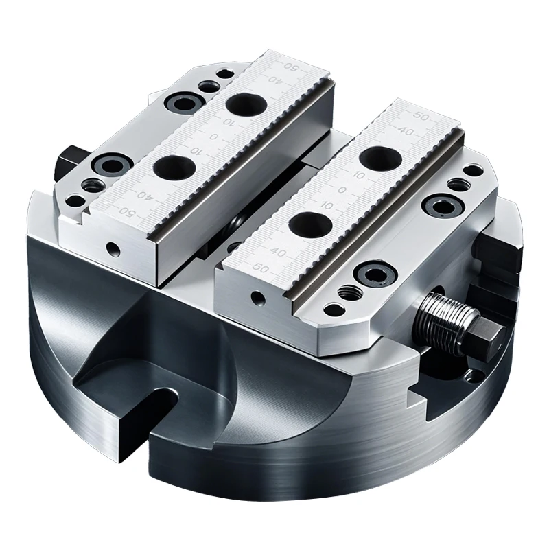 Five-axis precision self-centering vice high hardness not upturned 5-axis cnc machining center zero-point positioning concentric