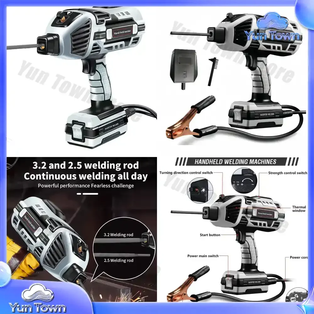 Portable Electric TIG Welder Machine for 220V 110V Spot Welding Handheld Welding Tool for Industrial Home Workshop DIY Metal