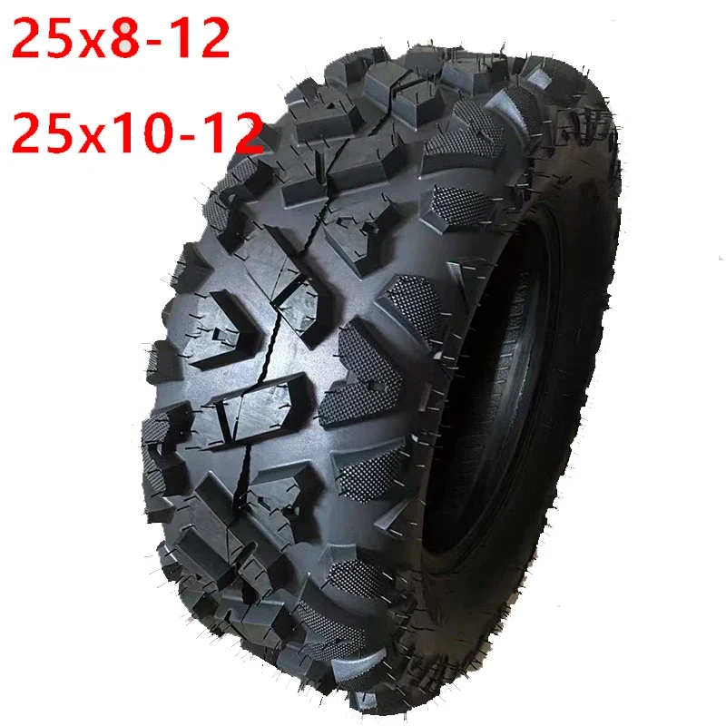 12 Inch Tyre AT 25x8-12 25X10-12 Tire Four Wheel Vehcile Off Road Motorcycle For Chinese 150cc 200cc 250cc Big ATV Wheels Rims 