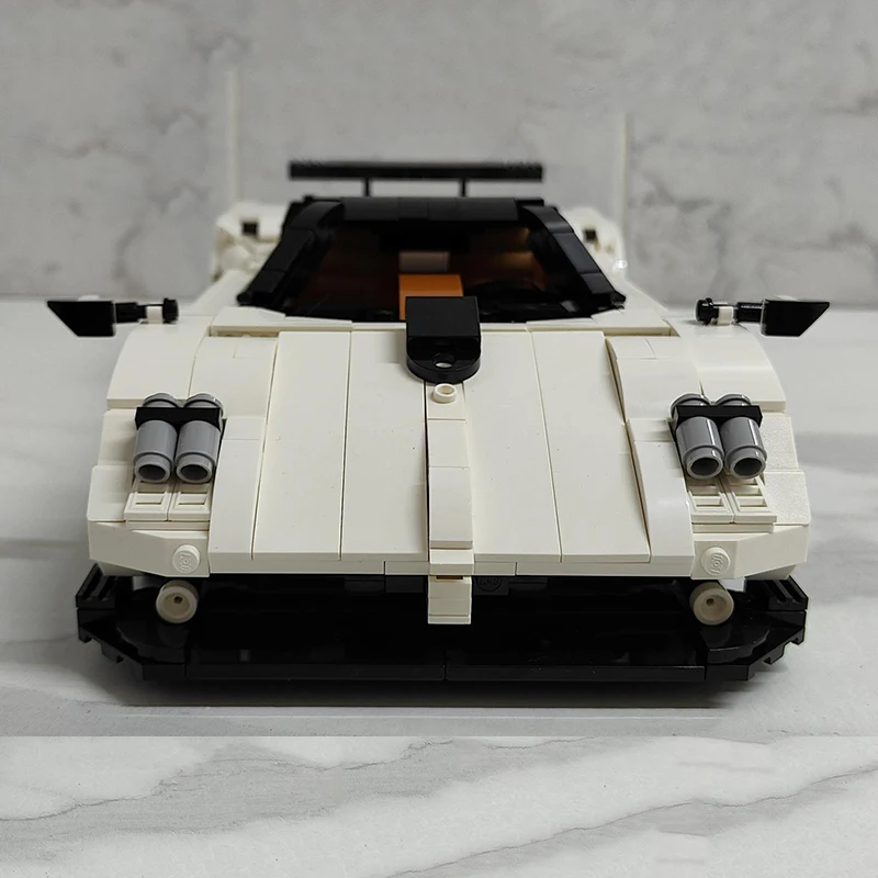 MOC 202269 Technical 10 in 1 White Super Sport Vehicle Compatible 10295 Building Block Brick Puzzle DIY Toys Christmas Gifts Kid
